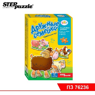 Игра-малышка "Дружные семейки" (Baby Step)