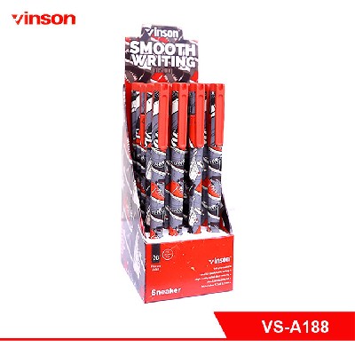 Ручка VINSON на масляной основе синяя "SNEAKER"