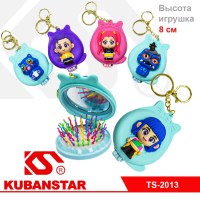 Брелок зеркало с расческой