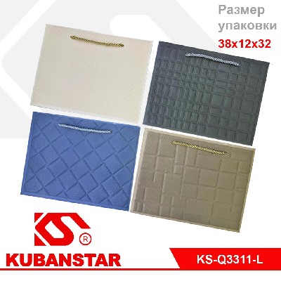 Пакет подарочный однотонный 38*12*32 цвета в ассортименте