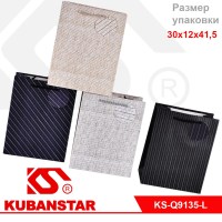 Пакет подарочный "Стиль" 30*12*41,5 цвета в ассортименте