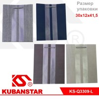 Пакет подарочный "Полосы" 30*12*41,5 цвета в ассортименте