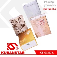 Пакет подарочный "Кленовый лист" 30*12*41,5 цвета в ассортименте