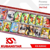 Магнит стекло "Символ года" 3,5х5,5
