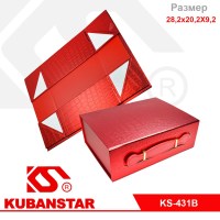 Подарочная коробка в разобранном виде 28.2*20.2*9.2 см.