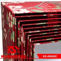 Набор из 10 подарочных коробок "Нежные цветы" от 37.5*29*16 см. до 19*13*7.5 см.