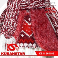 Игрушка новогодняя "Снеговик" с выдвижными ножками
