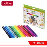 Фломастеры "ECO" 18 цв. -ЖЖ-МЯУ- в карт. короб. с европодвесом