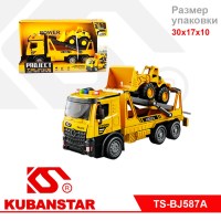 Автомобиль эвакуатор с бульдозером