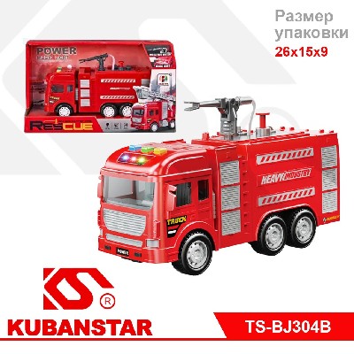 Машина пожарная в коробке