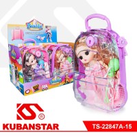 Кукла в чемодане с аксессуарами 3 вида