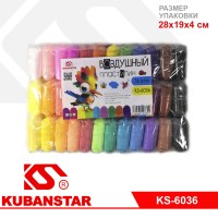 Пластилин суперлёгкий, 36 цветов, со стеками