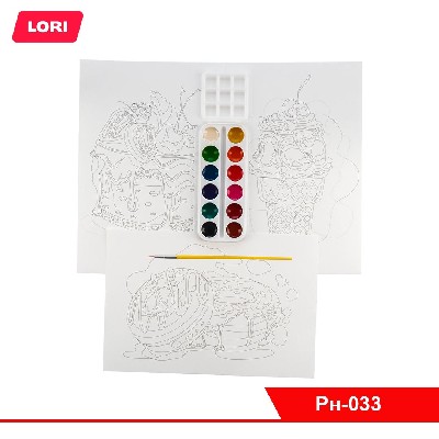 Скетчинг акварелью "Десерты"