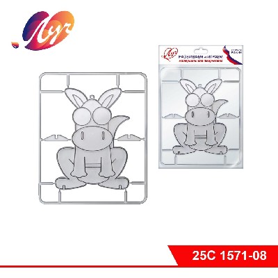 Трафарет для рисования красками по стеклу "Кенгуру"