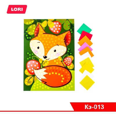 Мягкая мозаика. Большой набор "Лисичка"