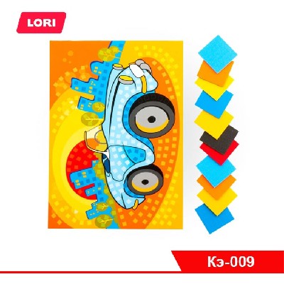 Мягкая мозаика. Большой набор "Машинка"